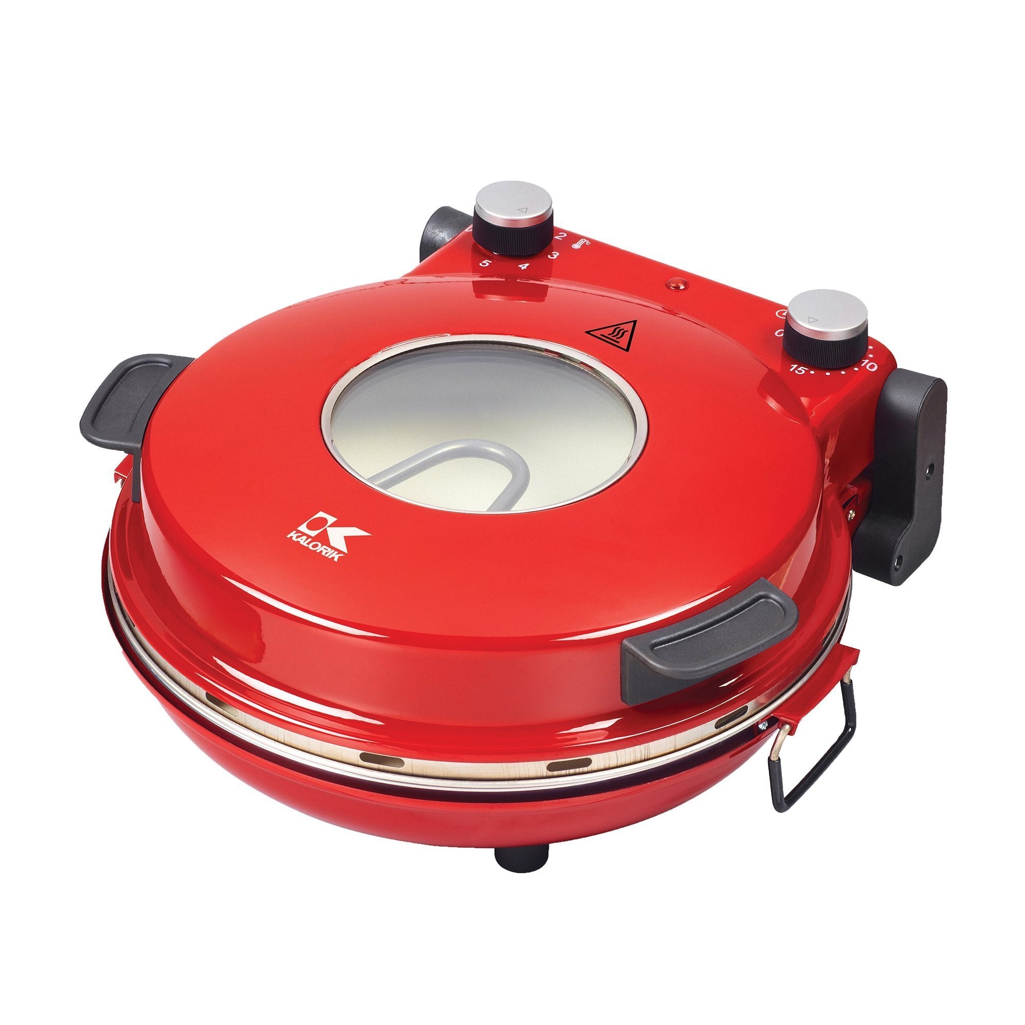 Kalorik Hot Stone Pizza Oven, Red