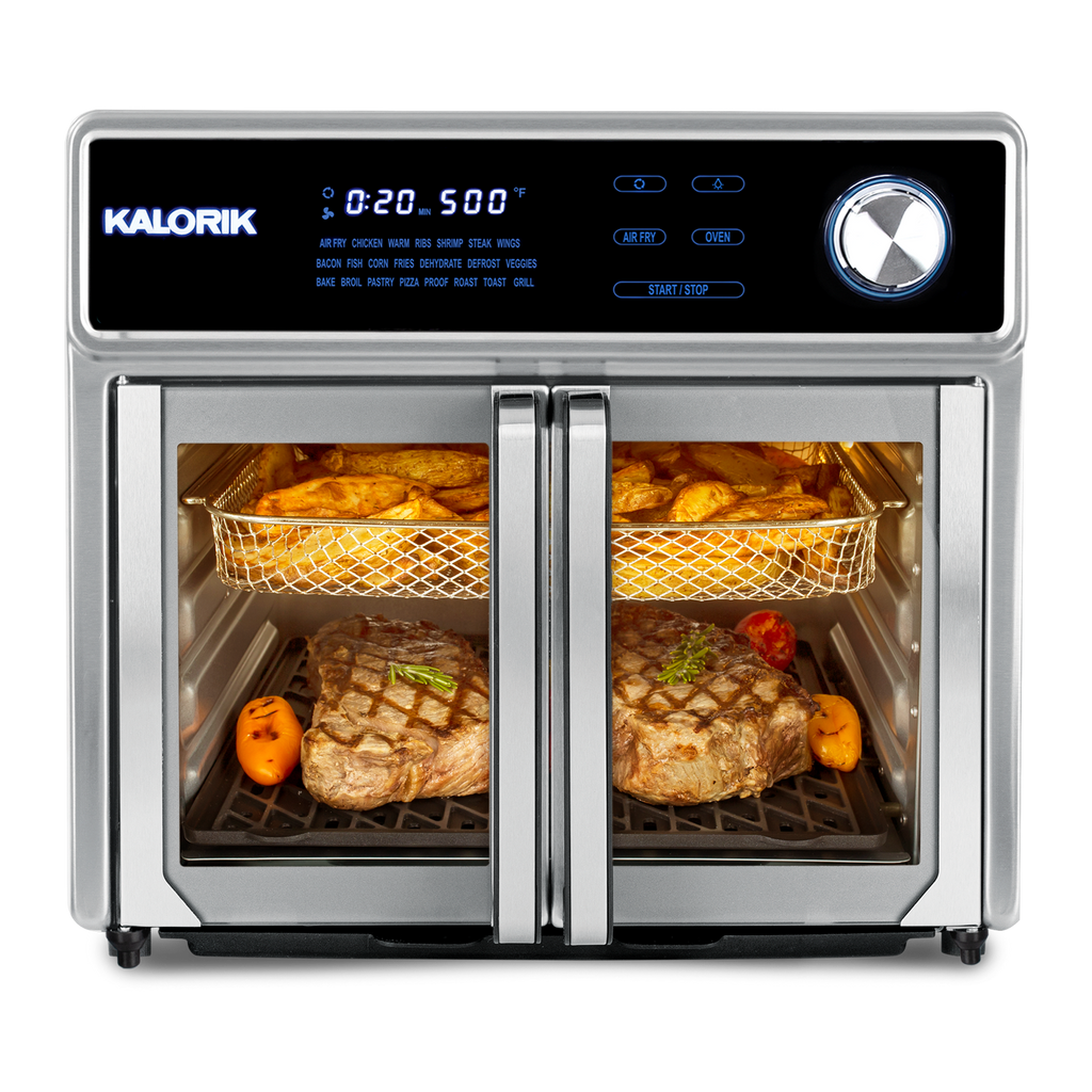 Kalorik MAXX® ULTRA 26 Quart Digital Air Fryer Oven Grill, Stainless Steel