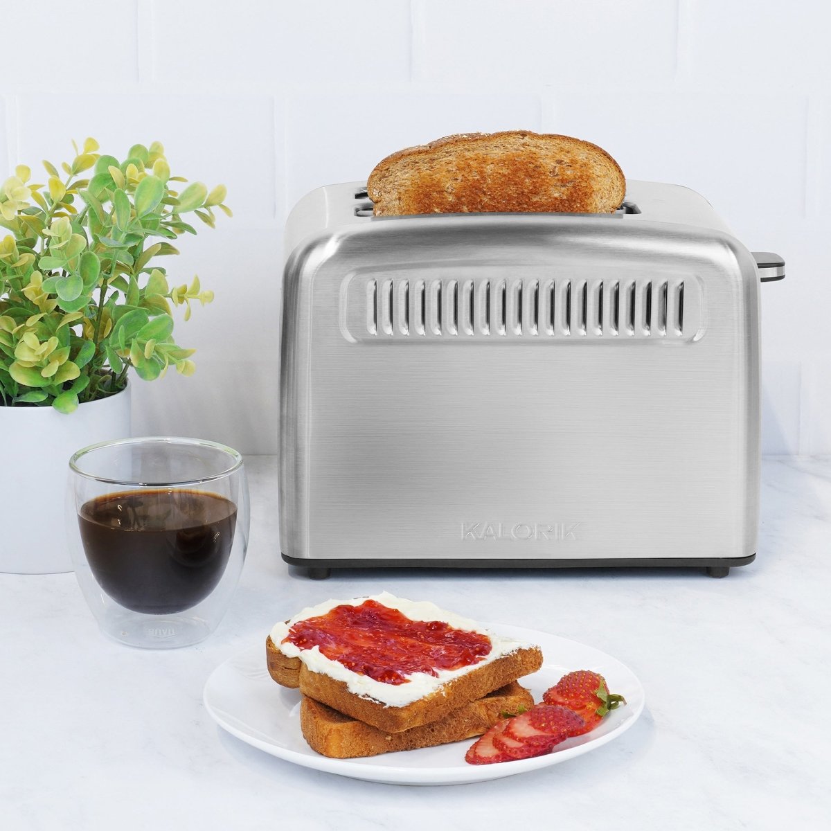 Rapid Toaster Kalorik® 2-slice Rapid Toaster, Stainless Steel - Kalorik.ca