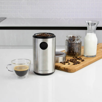 Kalorik Coffee Grinder, Stainless Steel