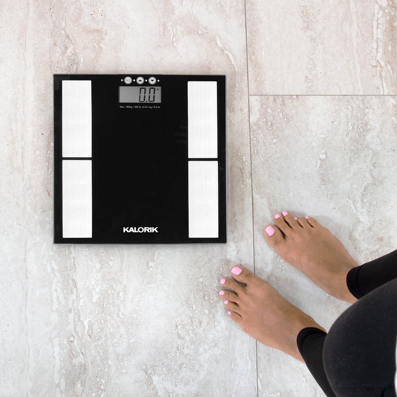 Kalorik Home Electronic Body Analysis Scale, Black