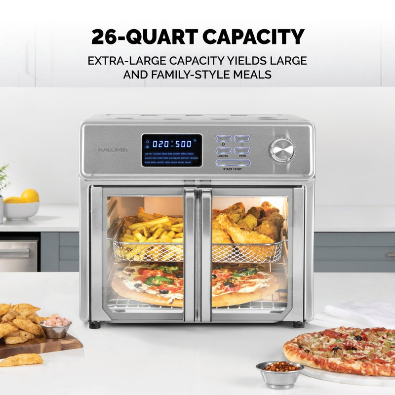 Kalorik MAXX® 26 Quart Digital Air Fryer Oven, Stainless Steel - "THE MAXX™"