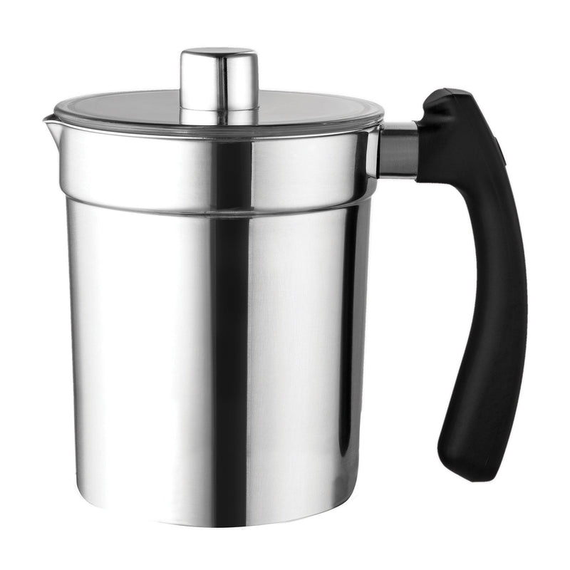 Kalorik Milk Frother, Black and Stainless Steel