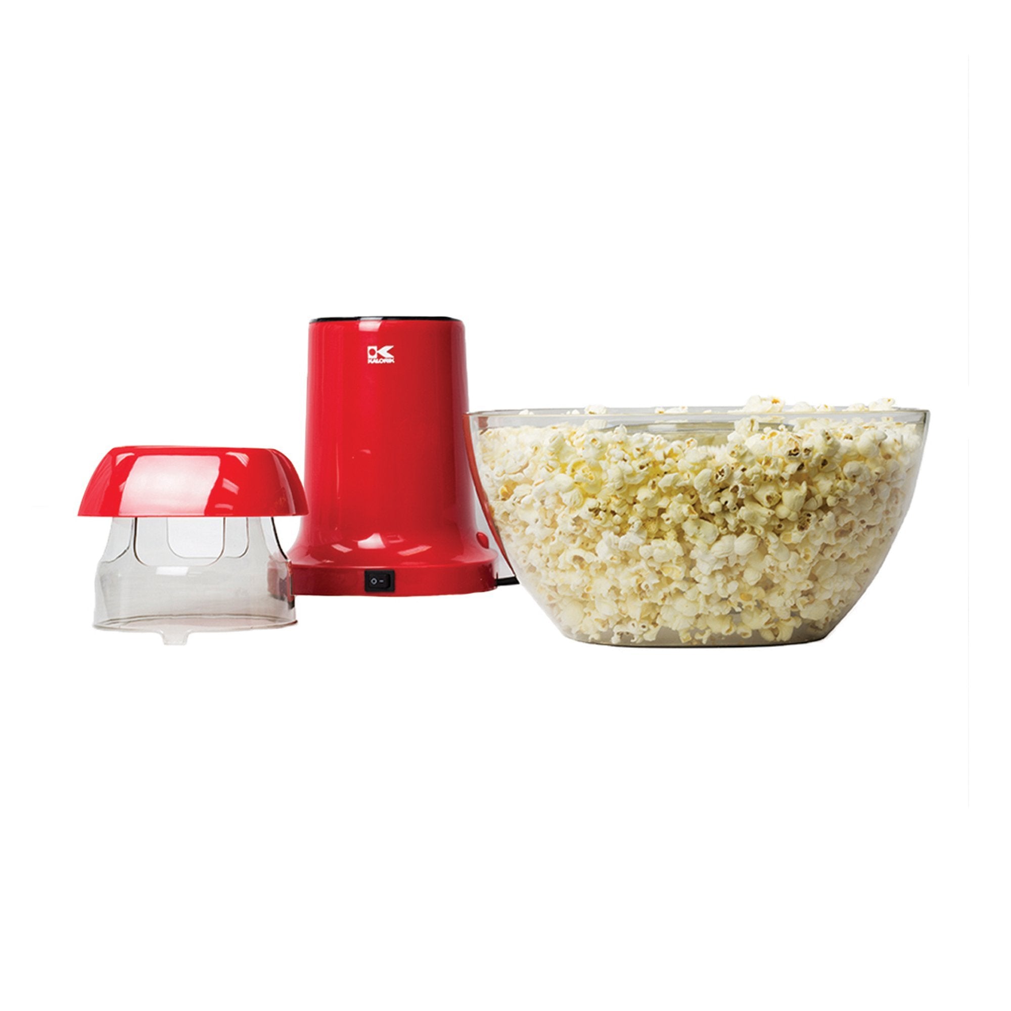 Kalorik Volcano Popcorn Maker, Red